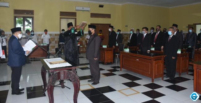 Nurjati Kembali  Dilantik Sebagai Pj Sekda Lombok Utara